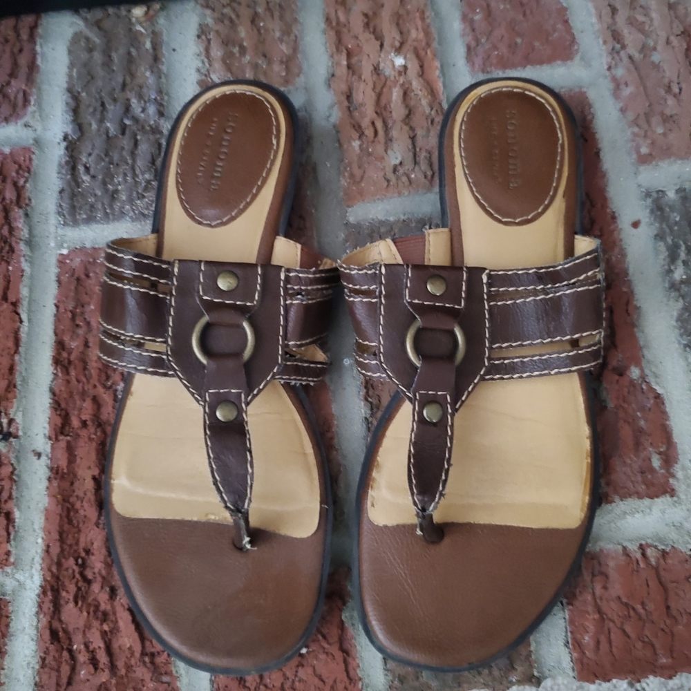Sonoma Womens brown sandals